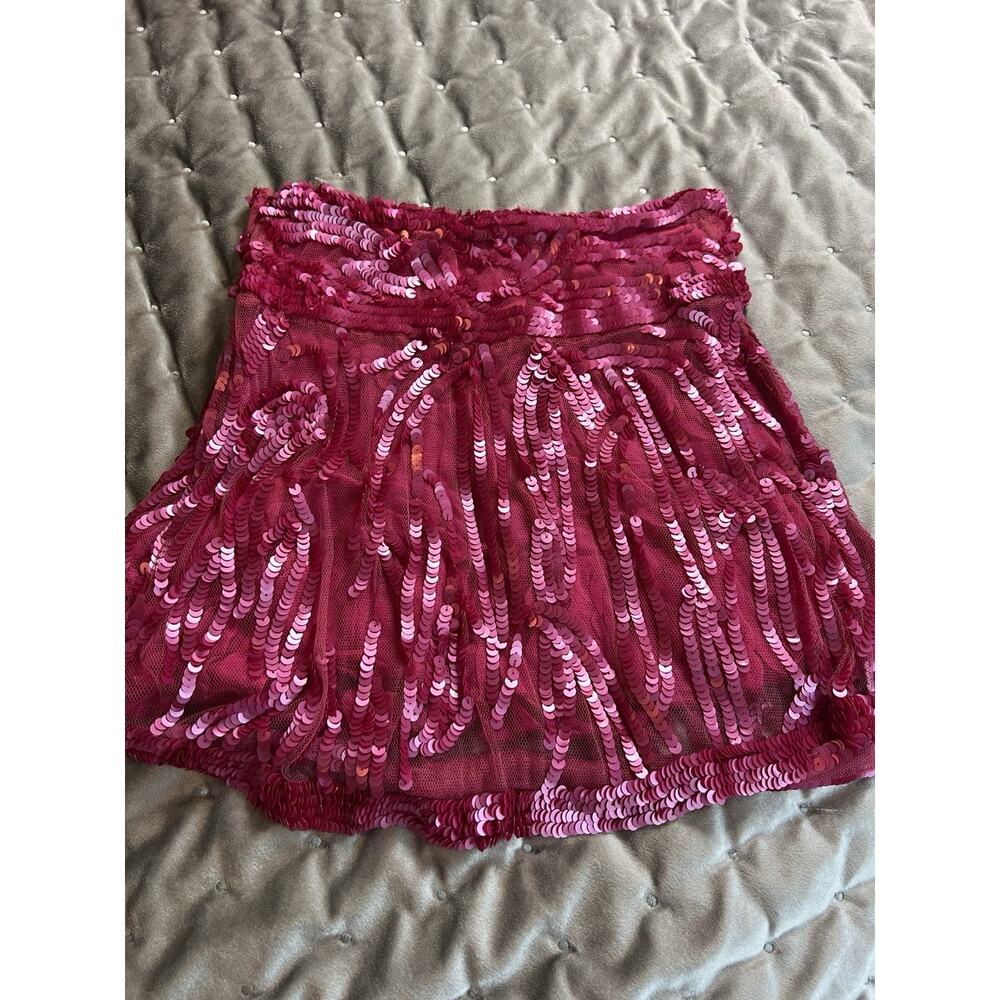 Miss Blumarine Girls Sequin Skirt Embellished Party Dance Ballet Occasion Skirt - Picture 3 of 9